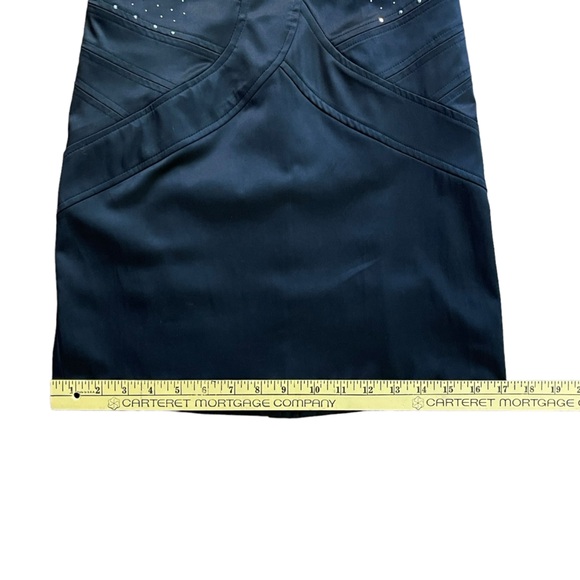 XOXO Mini Dress Womens 4 Jr 5-6 Black Studded 90s Y2K Party Whimsygoth Edgy NWT - Picture 15 of 16